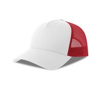 Casquette trucker coton Atlantis Headwear Rapper-S Blanc TU