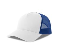 Casquette trucker coton Atlantis Headwear Rapper-S Blanc TU