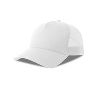 Casquette trucker coton Atlantis Headwear Rapper-S Blanc TU