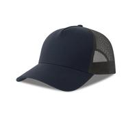 Casquette trucker coton Atlantis Headwear Rapper-S Bleu TU
