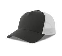 Casquette trucker coton Atlantis Headwear Rapper-S Gris TU