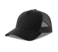 Casquette trucker coton Atlantis Headwear Rapper-S Noir TU