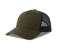 Casquette trucker coton Atlantis Headwear Rapper-S Vert TU