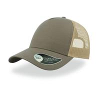 Casquette trucker coton Atlantis Headwear Rapper Vert TU