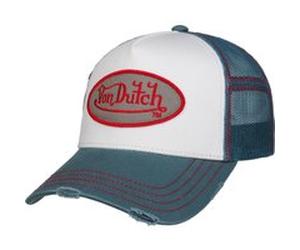 Casquette Trucker Distressed by Von Dutch pétrole One Size