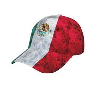 Casquette Trucker Drapeau Mexicain Orné d'un Aigle Et d'un Serpent Baseball Cap Réglable Chapeau De Sport Classique Casquette De Baseball pour Voyages Sports De Plein Air Quotidien 57-60Cm