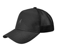 Kangol Casquette trucker Seersucker en maille Noir Taille unique