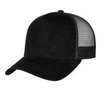 Casquette Trucker en Velours Côtelé Uni by Lipodo noir One Size