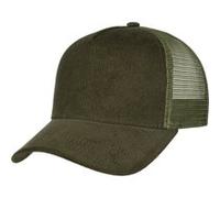 Casquette Trucker en Velours Côtelé Uni by Lipodo olive One Size