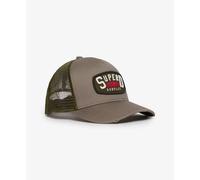 Superdry Dirt Road Cord Trucker Cap Gris