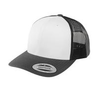 Flexfit Mixte Retro Trucker Colored Front Darkgrey/White/Darkgrey One Size Casquette, Gris foncé/Blanc, Taille Unique EU