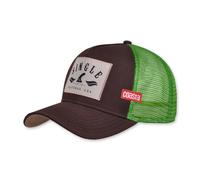Casquette Trucker HFT Single Fin Marron En Maille Basecap Mütze Surf Kappe Cappy
