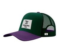 Casquette trucker hoka les templiers vert violet