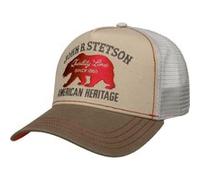 Stetson Casquette Trucker JBS-Bear - mesh de baseball Snapback printemps-été Taille unique Beige