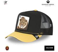 Goorin Bros. The Farm Seasonal Casquette style camionneur unisexe, motif lion (The King Lion), jaune, Taille unique