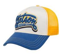 Casquette Trucker Lettering by Stetson bleu-jaune One Size Small