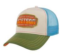 Casquette Trucker Lightning by Stetson vert-bleu One Size