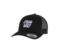 Mister Tee Casquette 'Good Vibes Only ' gris argenté / noir, Taille 55-60
