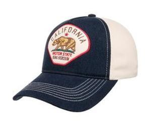 Casquette Trucker Motor State by King Kerosin bleu foncé One Size