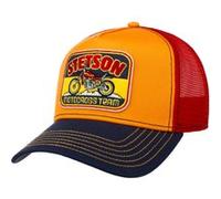 Stetson Casquette Trucker Motorcross Team Homme - de Baseball Mesh Snapback, avec visière, visière Été Printemps-été - Taille Unique Rouge