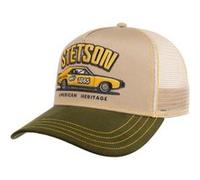 Casquette Trucker Muscle Car Heritage by Stetson beige-vert One Size