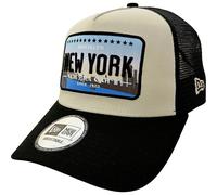 Casquette trucker New Era 9FORTY Licence Plate Noir TU