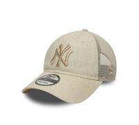 Casquette trucker - NEW ERA - 9twenty - New York Yankees - Lin - Beige Taille unique
