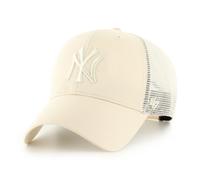 47 Brand Casquette de camionneur réglable New York Yankees MLB Most Value P. Branson Beige