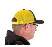 Casquette Trucker Noire Avec Un Chat Noir Et Jaune