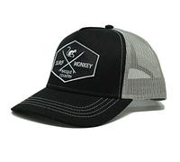 Casquette trucker pour Homme - Visière semi courbée - Taille unique - 5 panneaux - Ajustable par réglette plastique rétro Snapback - Envoi gratuit - surfer sur le pays basque (Blanc lilas)