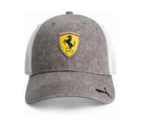 PUMA Scuderia Ferrari F1 Casquette Trucker Logo - Gris - Taille Unique