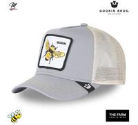 Goorin Bros. The Farm The Queen Bee Casquette de camionneur en maille avec languette de réglage à pression, unisexe, taille unique, ardoise, Taille unique