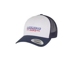 Casquette trucker rÃ©tro femme Mister Tee American Life Bleu TU