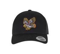 Mister Tee Bravery Eagle Trucker Cap 5-Panel Retro Trucker Cap MT3541 Einheitsgröße