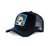 Casquette Trucker Rick and Morty - CAPSLAB - Morty Noir - Patch brodé - Taille Unique