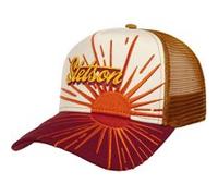 Casquette Trucker Rising Sun by Stetson orange-roughe One Size
