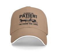 Casquette Trucker,s'il Vous plaît Soyez Patient avec Moi, Je Viens des années 1900 Chapeau de Golf Respirant,Anti UV Casquettes Sports pour Eté Randonnée Adulte