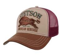 Casquette Trucker The Plains by Stetson bordeaux One Size Small