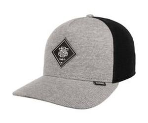 Casquette Trucker Tiny Waffle by Djinns gris-noir One Size