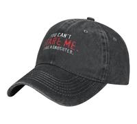 Casquette Trucker Tu Ne Peux Pas Me Faire Peur, J'Ai Une Fille Unisexe Casquette Trucker Chapeau Soleil pour Entraînements Sports Homme
