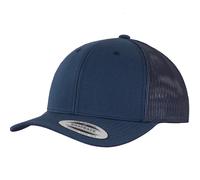Casquette trucker visiÃšre incurvÃ©e enfant Flexfit Retro Bleu 52/56 cm