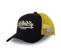 Von Dutch Casquette Trucker Snapback ajustable Homme & Femme Taille TU Noir/Jaune/Blanc