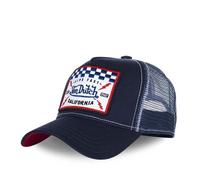 Casquette Trucker Von Dutch - Bleu Marine - Patch Live Fast - Filet