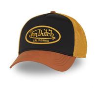 Casquette Trucker - VON DUTCH - Poly - Visière Arrondie - Filet Souple - Orange 1