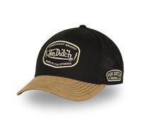 Casquette Trucker - VON DUTCH - S-Curved - Noir/Marron - Visière Arrondie - Filet Souple 1
