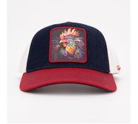 Casquette truckers coton blason coq Homme HATFIELD Taille unique