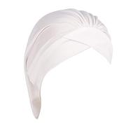 Casquette turban tendance musulmane pour femme - Casquette de baseball - Chapeau de chasseur de têtes, blanc, Taille unique