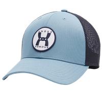 Under Armour Homme Blitzing Trucker Hat Capuchon, Bleu Fumé/Bleu Marine Délavé, Taille Unique EU