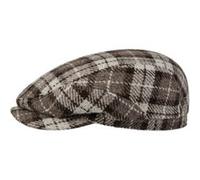 Casquette Undyed Harris Tweed Driver by Stetson marron foncé 62 cm