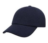 Casquette Uni Cotton Mix by Lipodo bleu foncé One Size